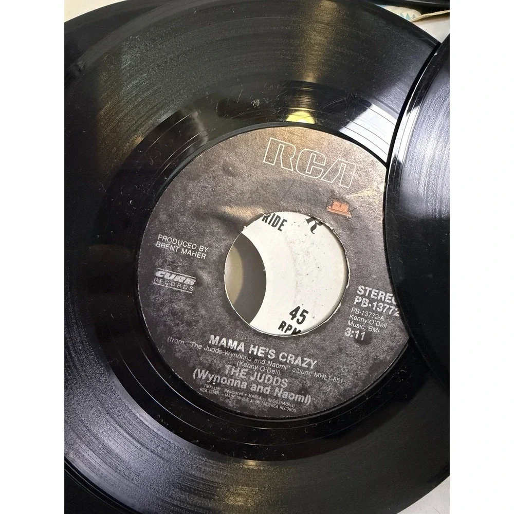 VTG Various Country Artists 45 Kenny Rogers Conway Twitty Waylon Jennings Lot 12 - Picture 7 of 9